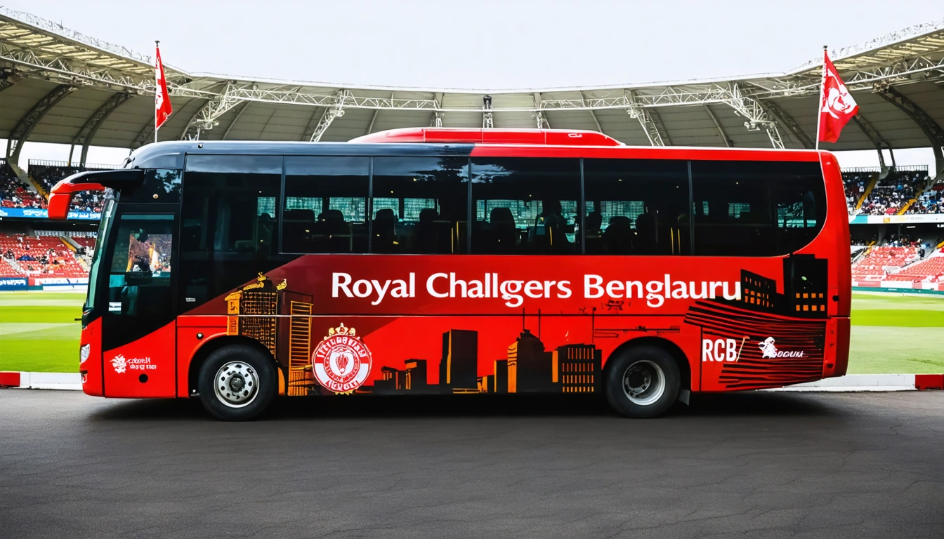 Royal Challengers Bengaluru Bus Design Provokes Fan Alarm Before Full Reveal